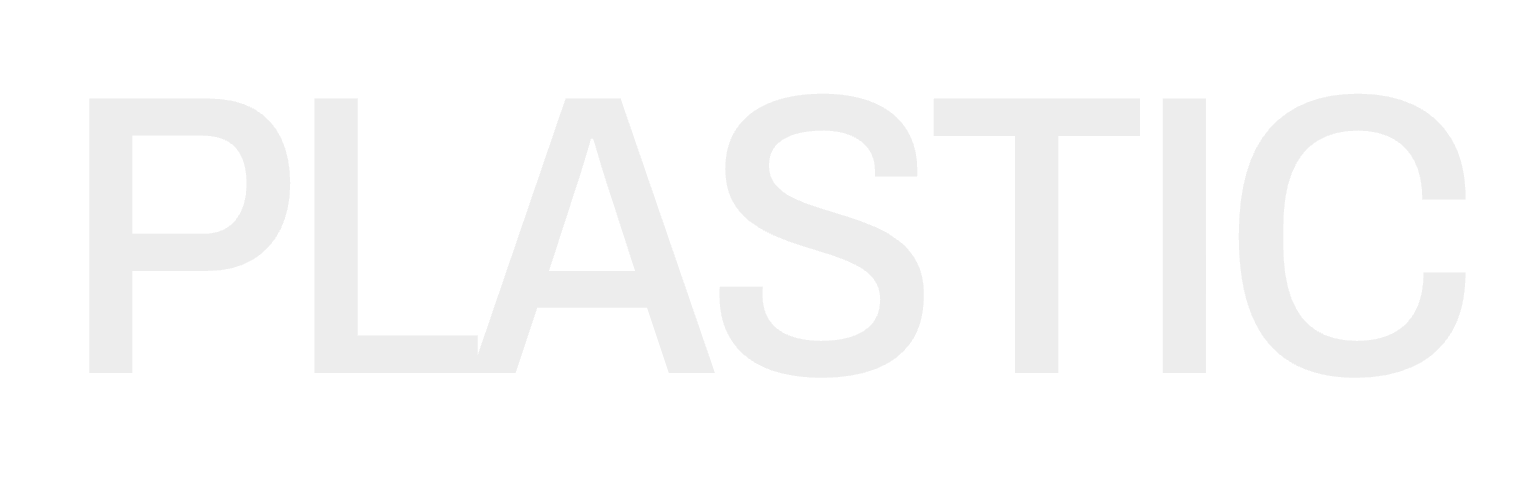 Plastic wordmark